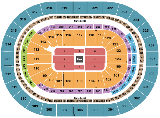 KeyBank Center Matt Rife Seating Chart